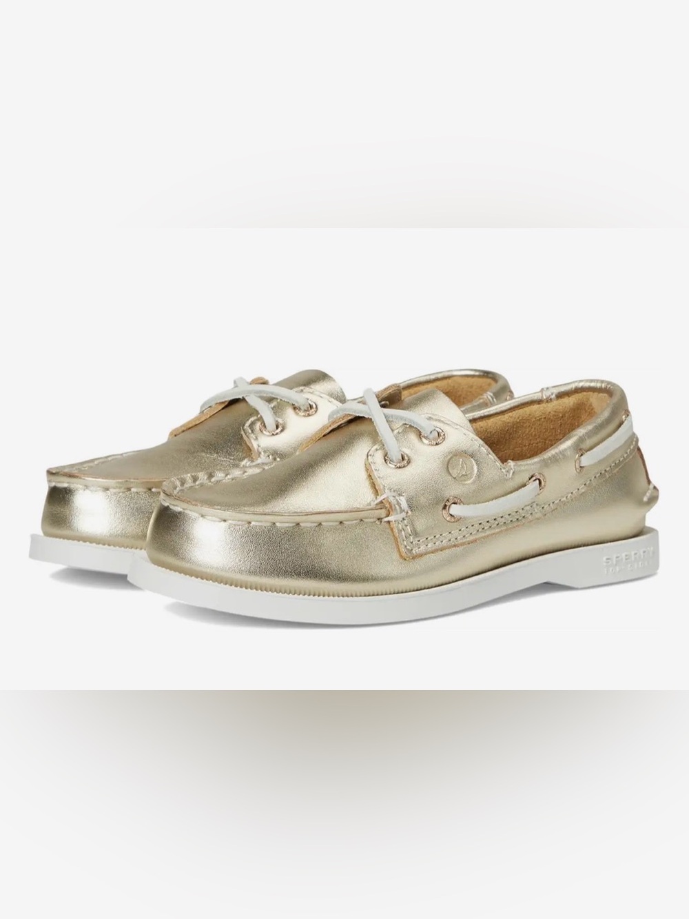 ✨NEW Sperry Metallic Gold Kids Boat Shoes✨